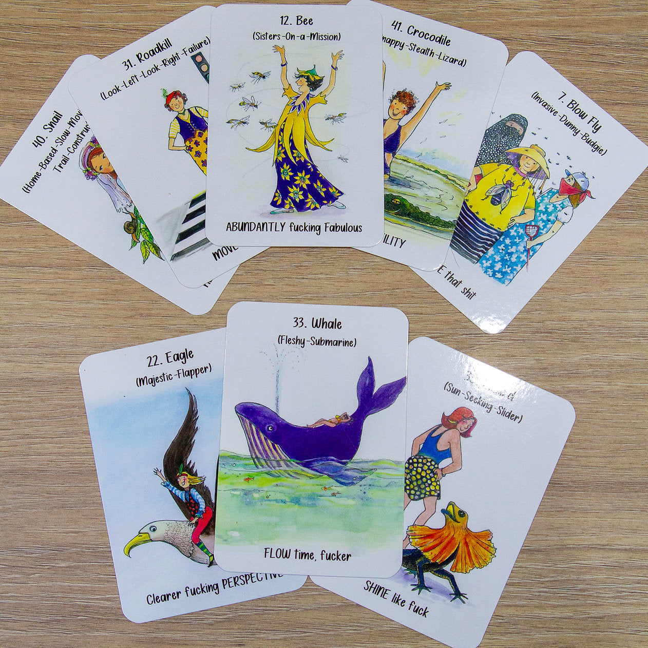 Crude Creatures Oracle Cards